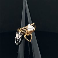 Ringe Comete Dame in Gold Diamante 0.04 Ct ANB 552 - ANB 552